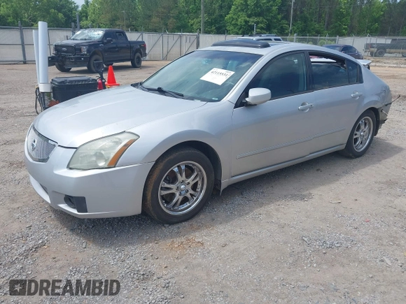2007 Nissan Maxima SE with VIN 1N4BA41E67C856845, listed as a IAAI auction lot 42115531 with 153,954 mi miles and . Bid and sale history available at DreamBid. Image 2.