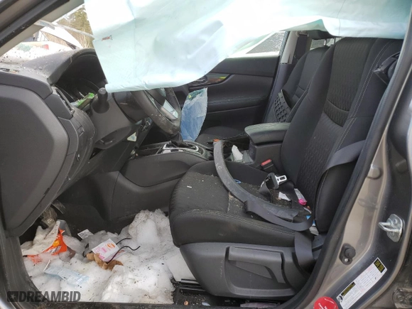 2020 Nissan Rogue SV with VIN KNMAT2MV6LP500933, listed as a Copart auction lot 45981465 with 0 mi miles and Salvage Title. Bid and sale history available at carsss.com. Image 7.