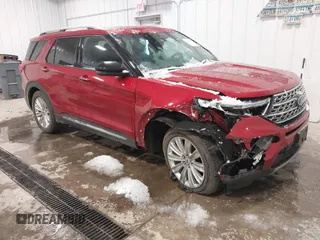2020 Ford Explorer Limited with VIN 1FMSK8FH0LGA16236, listed as a IAAI auction lot 41915471 with 58,846 mi miles. Bid and sale history available at carsss.com. Image 1.