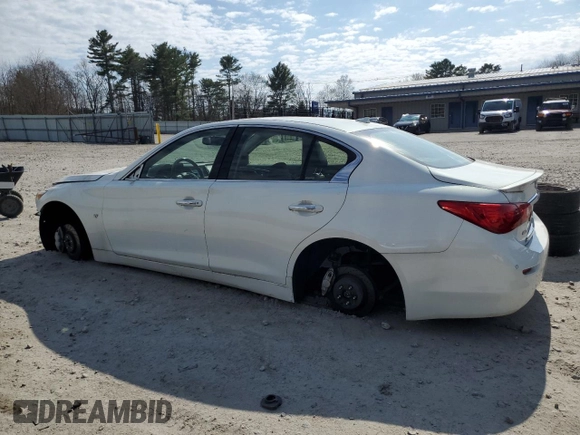 2015 Infiniti Q50 Premium with VIN JN1BV7AR7FM402165, listed as a Copart auction lot 53244085 with 83,519 mi miles and Clean title. Bid and sale history available at DreamBid. Image 2.