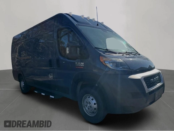 2020 Ram ProMaster Cargo with VIN 3C6URVJG1LE116990, listed as a Copart auction lot 51110785 with 61,813 mi miles and Clean Title. Bid and sale history available at carsss.com. Image 2.