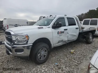 2024 Ram 2500 Tradesman with VIN 3C6UR5HJ0RG131253, listed as a Copart auction lot 88338205 with 3,018 mi miles and Salvage Title. Bid and sale history available at carsss.com. Image 1.