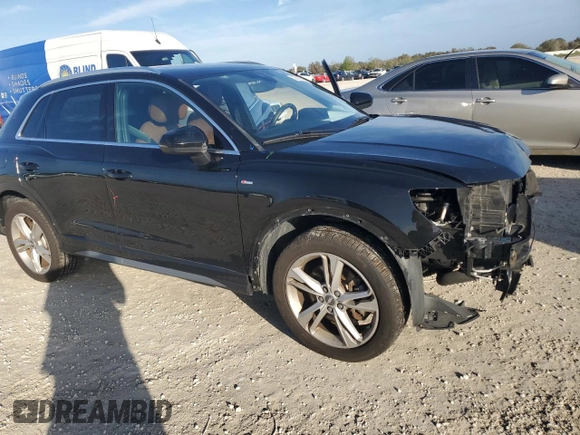2020 Audi Q3 S line Prestige with VIN WA1FECF39L1033702, listed as a Copart auction lot 79176494 with 63,220 mi miles and Non Repairable. Bid and sale history available at carsss.com. Image 4.