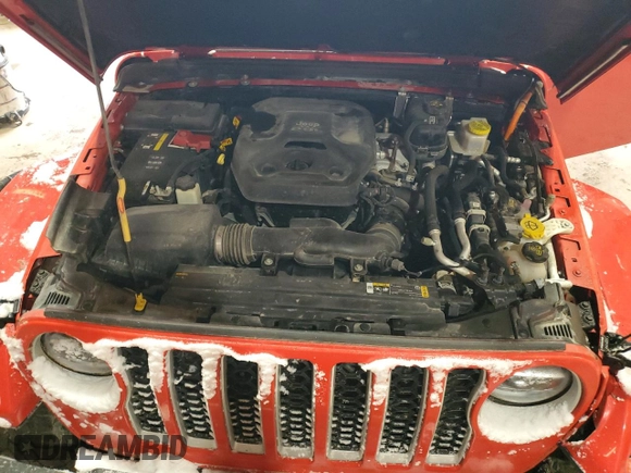 2021 Jeep Wrangler Unlimited Sahara z VIN 1C4JJXP64MW786392, wystawiony jako Copart lot #51800875 z przebiegiem 147 378 mil mil oraz Szkoda całkowita • Salvage title. Historia ofert i sprzedaży dostępna na DreamBid. Obrazek 11.