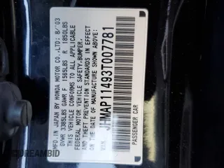 2003 Honda S2000 с VIN JHMAP11493T007781, выставлен на аукционе Copart как лот 79955474 с пробегом 117 934 миль миль и Списание • Salvage title. История ставок и продаж доступна на DreamBid. Изображение 12.