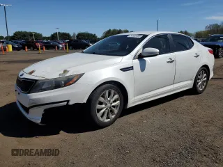 2014 Kia Optima EX with VIN 5XXGN4A79EG293633, listed as a Copart auction lot 54903205 with 120,497 mi miles and Salvage Title. Bid and sale history available at carsss.com. Image 1.