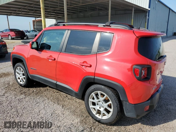 2020 Jeep Renegade Latitude with VIN ZACNJBBB8LPL41025, listed as a Copart auction lot 55120655 with 75,101 mi miles and Clean title. Bid and sale history available at DreamBid. Image 2.