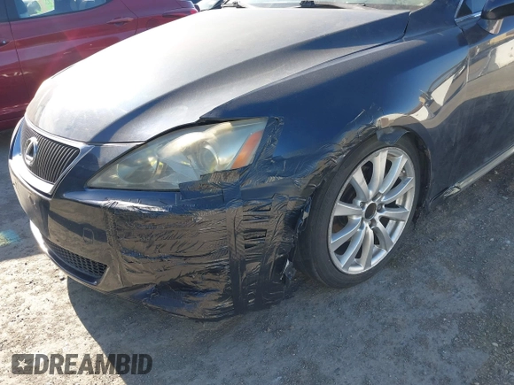 2006 Lexus IS 250 with VIN JTHCK262065003437, listed as a IAAI auction lot 42335524 with 171,627 mi miles and . Bid and sale history available at DreamBid. Image 6.