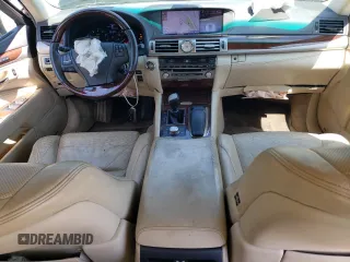 2013 Lexus LS 460 with VIN JTHCL5EF1D5018173, listed as a Copart auction lot 56674145 with 187,638 mi miles and Salvage title. Bid and sale history available at DreamBid. Image 8.