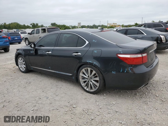 2009 Lexus LS 460 z VIN JTHCL46F995000410, wystawiony jako Copart lot #65979874 z przebiegiem 152 999 mil mil oraz Szkoda całkowita • Salvage title. Historia ofert i sprzedaży dostępna na DreamBid. Obrazek 2.