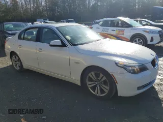 2010 BMW 5 Series 528i with VIN WBANU5C56AC366010, listed as a Copart auction lot 50229075 with 125,766 mi miles and Salvage Title. Bid and sale history available at DreamBid. Image 4.