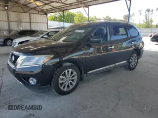 2016 Nissan Pathfinder S with VIN 5N1AR2MN9GC663650, listed as a Copart auction lot 52812415 with 174,287 mi miles and Salvage title. Bid and sale history available at DreamBid. Image 1.