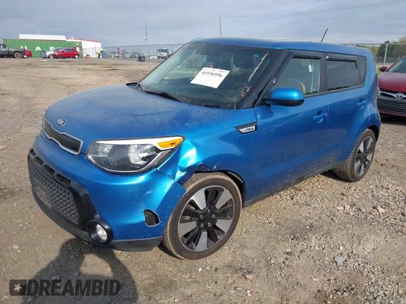 2016 Kia Soul + with VIN KNDJP3A55G7330696, listed as a IAAI auction lot 41936996 with 135,546 mi miles. Bid and sale history available at carsss.com. Image 17.
