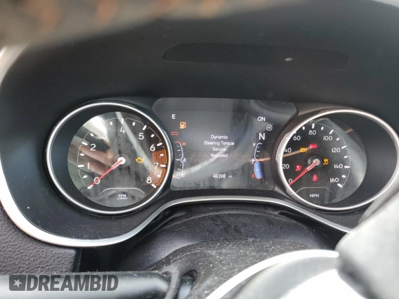 2020 Jeep Compass High Altitude с VIN 3C4NJDCB1LT128083, выставлен на аукционе Copart как лот 52598055 с пробегом 46 390 миль миль и Списание • Salvage title. История ставок и продаж доступна на DreamBid. Изображение 9.