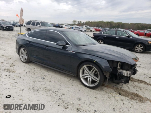 2018 Audi A5 Sportback Premium Plus with VIN WAUENCF59JA028433, listed as a Copart auction lot 48007004 with 75,045 mi miles. Bid and sale history available at carsss.com. Image 4.