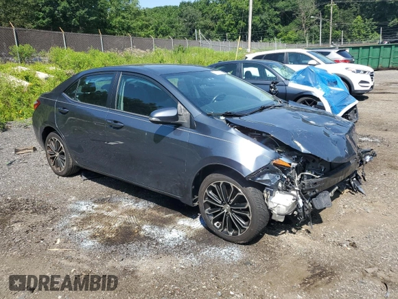 2016 Toyota Corolla L with VIN 2T1BURHE5GC574823, listed as a Copart auction lot 61356125 with 247,016 mi miles and Salvage title. Bid and sale history available at DreamBid. Image 4.