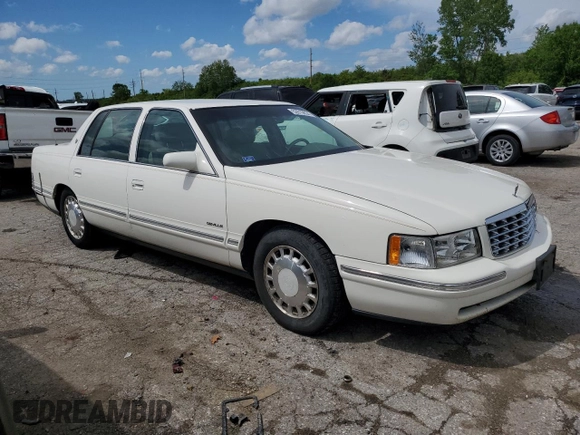 1999 Cadillac DeVille z VIN 1G6KD54Y7XU801251, wystawiony jako Copart lot #52819854 z przebiegiem 180 871 mil mil oraz Szkoda całkowita • Salvage title. Historia ofert i sprzedaży dostępna na DreamBid. Obrazek 4.