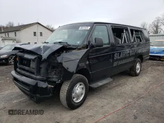 2011 Ford Econoline Passenger XL with VIN 1FBSS3BL9BDB32685, listed as a Copart auction lot 46013435 with 26,319 mi miles and Salvage Title. Bid and sale history available at DreamBid. Image 1.