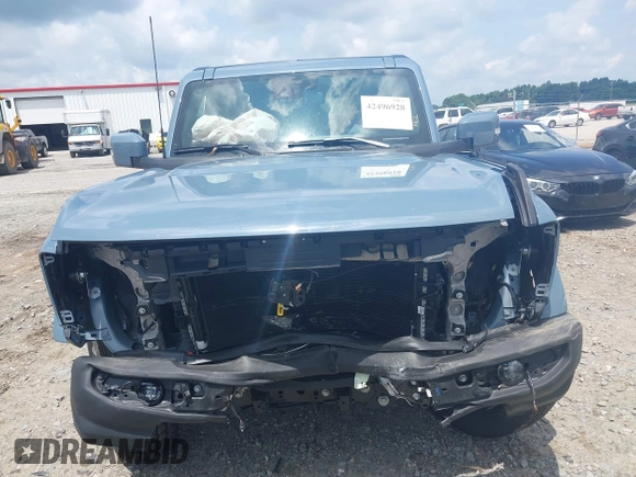 2024 Ford Bronco Outer Banks with VIN 1FMDE8BH5RLA98387, listed as a IAAI auction lot 42496928 with 6,433 mi miles and . Bid and sale history available at DreamBid. Image 13.