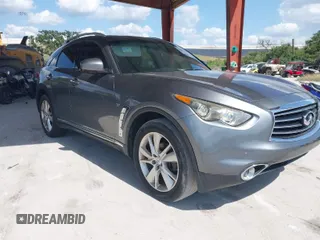 2016 Infiniti QX70 with VIN JN8CS1MU9GM671314, listed as a IAAI auction lot 42015268 with 122,850 mi miles and . Bid and sale history available at DreamBid. Image 1.