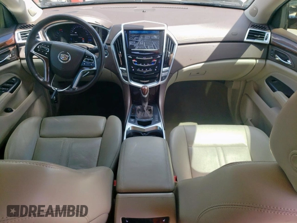 2014 Cadillac SRX Premium Collection with VIN 3GYFNDE33ES567108, listed as a Copart auction lot 55970265 with 97,720 mi miles and Salvage title. Bid and sale history available at DreamBid. Image 8.