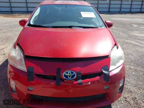 2011 Toyota Prius I with VIN JTDKN3DU3B1401810, listed as a IAAI auction lot 42041872 with 185,382 mi miles. Bid and sale history available at carsss.com. Image 6.
