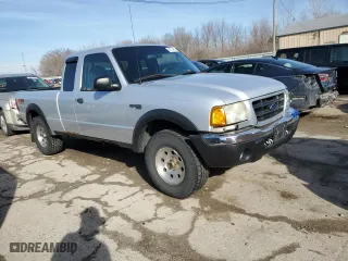 2003 Ford Ranger XL Fleet with VIN 1FTZR45E93TA38273, listed as a Copart auction lot 43724835 with 156,039 mi miles and Salvage Title. Bid and sale history available at carsss.com. Image 4.