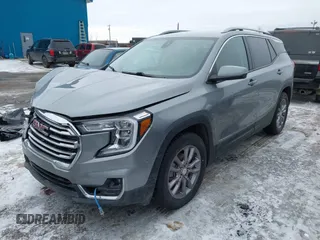 2023 GMC Terrain SLT with VIN 3GKALVEG7PL255230, listed as a IAAI auction lot 41970303 with 30,117 mi miles and . Bid and sale history available at carsss.com. Image 2.