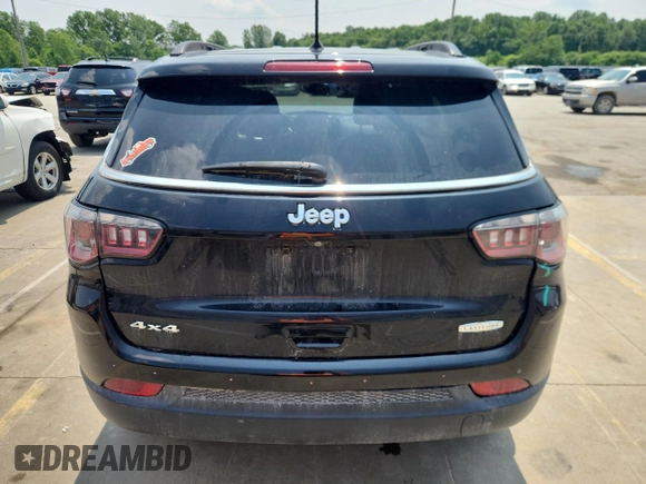 2018 Jeep Compass Latitude с VIN 3C4NJDBBXJT349633, выставлен на аукционе Copart как лот 60270595 с пробегом 104 219 миль миль и Списание • Salvage title. История ставок и продаж доступна на DreamBid. Изображение 6.