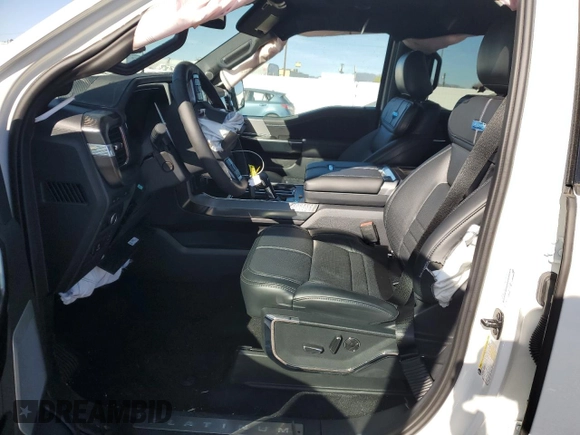 2024 Ford F-150 with VIN 1FTFW7LD5RFB69988, listed as a Copart auction lot 85066924 with 2,138 mi miles and Salvage title. Bid and sale history available at DreamBid. Image 7.