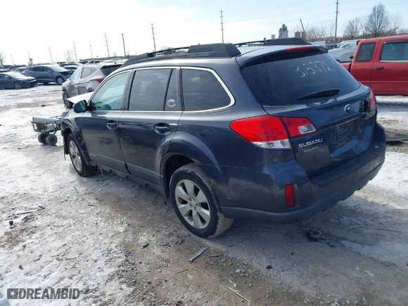 2011 Subaru Outback 2.5i Prem AWP/Pwr Moon with VIN 4S4BRCGC3B3315372, listed as a IAAI auction lot 41621080 with 118,355 mi miles. Bid and sale history available at carsss.com. Image 3.