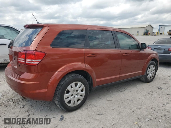 2014 Dodge Journey American Value Pkg with VIN 3C4PDCAB1ET150553, listed as a Copart auction lot 51805695 with 279,554 mi miles and Clean Title. Bid and sale history available at carsss.com. Image 3.