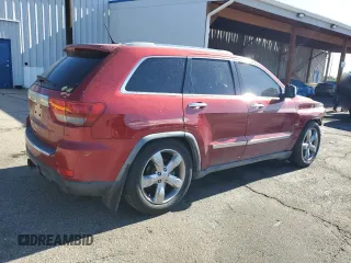 2011 Jeep Grand Cherokee Overland with VIN 1J4RR6GT8BC606688, listed as a Copart auction lot 57182295 with 100,423 mi miles and Salvage title. Bid and sale history available at DreamBid. Image 3.