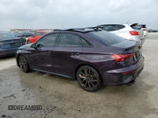 2023 Audi S3 Prestige z VIN WAUJ3DGYXPA054762, wystawiony jako Copart lot #55529074 z przebiegiem 13 684 mil mil oraz Szkody całkowita. Historia ofert i sprzedaży dostępna na DreamBid. Obrazek 2.