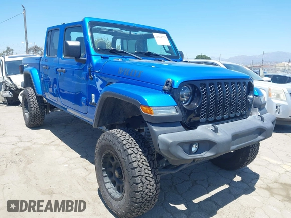 2022 Jeep Gladiator Texas Trail with VIN 1C6HJTAG4NL135346, listed as a IAAI auction lot 42824733 with 40,126 mi miles and . Bid and sale history available at DreamBid. Image 1.