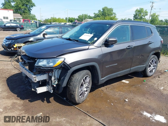 2018 Jeep Compass Latitude with VIN 3C4NJCBB1JT204782, listed as a IAAI auction lot 42539508 with 127,770 mi miles and . Bid and sale history available at DreamBid. Image 19.
