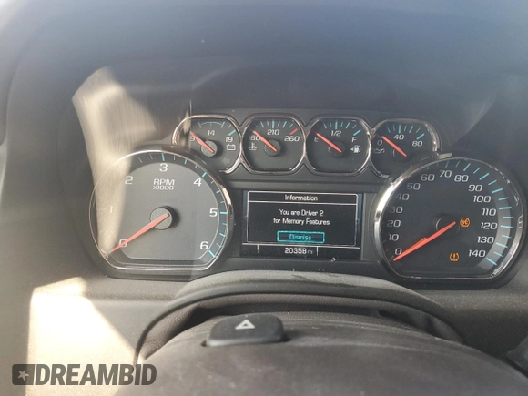 2019 GMC Yukon SLT with VIN 1GKS2BKC5KR310542, listed as a Copart auction lot 75235994 with 20,358 mi miles and Salvage Title. Bid and sale history available at DreamBid. Image 9.