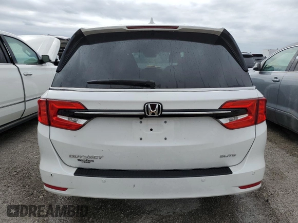 2023 Honda Odyssey Elite с VIN 5FNRL6H97PB027616, выставлен на аукционе Copart как лот 75887794 с пробегом 23 405 миль миль и На запчасти • Non repairable. История ставок и продаж доступна на DreamBid. Изображение 6.
