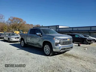 2024 Chevrolet Silverado 1500 LTZ with VIN 1GCUDGE81RZ243550, listed as a Copart auction lot 83955354 with 15,828 mi miles and Salvage Title. Bid and sale history available at DreamBid. Image 10.