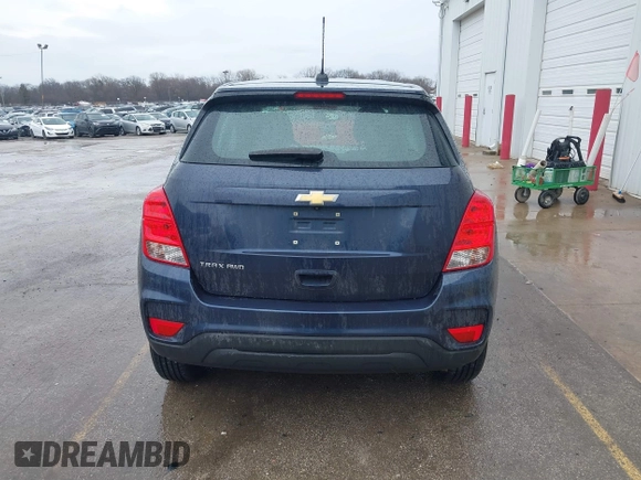 2019 Chevrolet Trax LS with VIN 3GNCJNSB9KL184972, listed as a IAAI auction lot 41724874 with 112,114 mi miles. Bid and sale history available at carsss.com. Image 16.