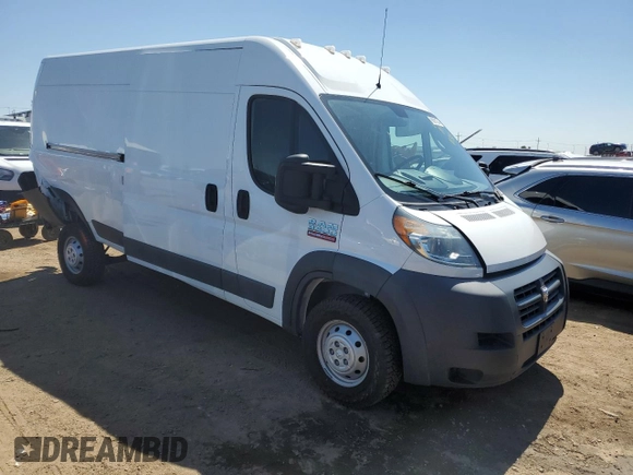 2018 Ram ProMaster Cargo with VIN 3C6URVHGXJE160330, listed as a Copart auction lot 69261504 with 41,299 mi miles and Salvage Title. Bid and sale history available at DreamBid. Image 4.