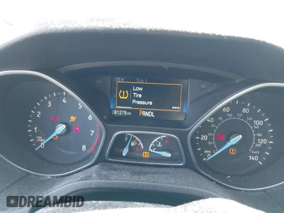 2017 Ford Focus SE with VIN 1FADP3K20HL202530, listed as a IAAI auction lot 42081309 with 81,278 mi miles and . Bid and sale history available at carsss.com. Image 7.