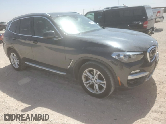 2019 BMW X3 sDrive30i with VIN 5UXTR7C52KLR52775, listed as a Copart auction lot 49080645 with 93,584 mi miles and Salvage Title. Bid and sale history available at carsss.com. Image 4.