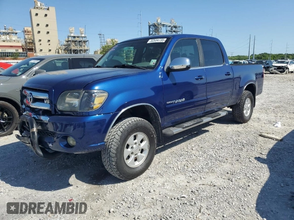 2006 Toyota Tundra SR5 with VIN 5TBET34186S514226, listed as a Copart auction lot 52534735 with 68,202 mi miles and Salvage Title. Bid and sale history available at DreamBid. Image 1.