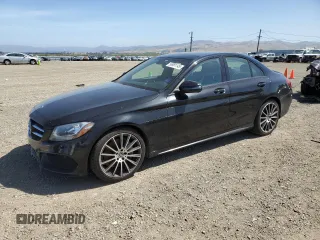 2018 Mercedes-Benz C 300 z VIN WDDWF4JB1JR415086, wystawiony jako Copart lot #56981145 z przebiegiem 78 627 mil mil oraz Szkoda całkowita • Salvage title. Historia ofert i sprzedaży dostępna na DreamBid. Obrazek 1.