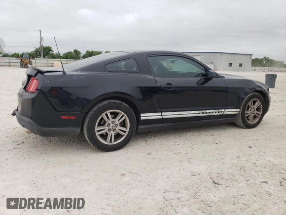 2012 Ford Mustang V6 Premium with VIN 1ZVBP8AM9C5272295, listed as a Copart auction lot 52722335 with 152,716 mi miles and Salvage Title. Bid and sale history available at carsss.com. Image 3.