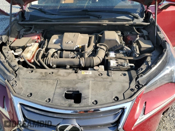 2017 Lexus NX with VIN JTJYARBZ7H2057700, listed as a Copart auction lot 50995685 with 97,895 mi miles and Salvage Title. Bid and sale history available at carsss.com. Image 12.