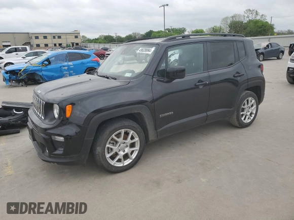 2021 Jeep Renegade Latitude with VIN ZACNJCBB1MPN23821, listed as a Copart auction lot 49639994 with 12,105 mi miles and Salvage title. Bid and sale history available at DreamBid. Image 1.