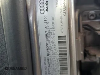 2005 Audi allroad with VIN WA1YL64B85N012605, listed as a Copart auction lot 81506524 with 182,058 mi miles and Salvage Title. Bid and sale history available at carsss.com. Image 14.