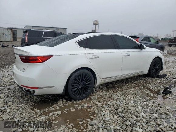 2018 Kia Cadenza Premium with VIN KNALC4J1XJ5103947, listed as a Copart auction lot 47964945 with 103,728 mi miles and Salvage Title. Bid and sale history available at carsss.com. Image 3.